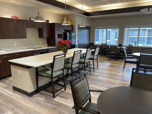 Fieldstone Memory Care of Silverdale dining room
