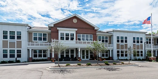 Emerald Place Senior Memory Care in Glenview, IL front exterior entrance