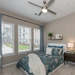 Acclaim at Cary Pointe, senior living community offering active adult and independent living in Cary, NC, apartment bedroom