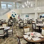 Camden Springs Gracious Retirement Living Hawthorn Senior Independent Living in Elk Grove, California dining room
