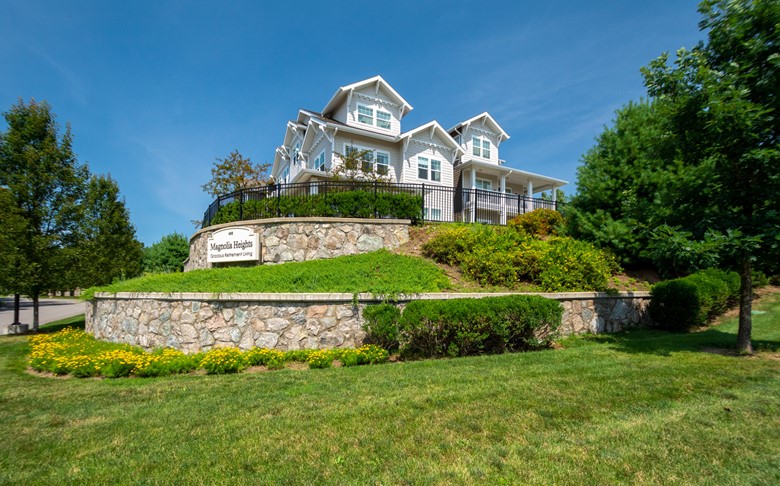 Magnolia Heights Gracious Retirement Living Hawthorn Senior Independent Living in Franklin, Massachusetts front exterior