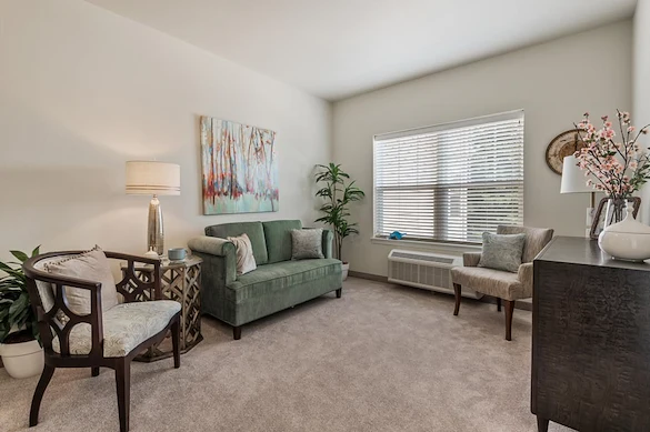 Salmon Creek Gracious Retirement Living Hawthorn Senior Independent Living in Boise, Idaho living room
