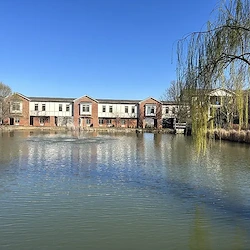 Mallard Cove Senior Living in Cincinnati, OH, scenic pond