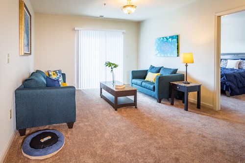 Senior living with spacious rooms