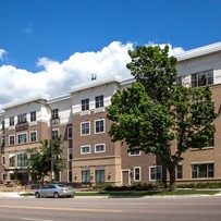 Street view of the Waters of Highland Park