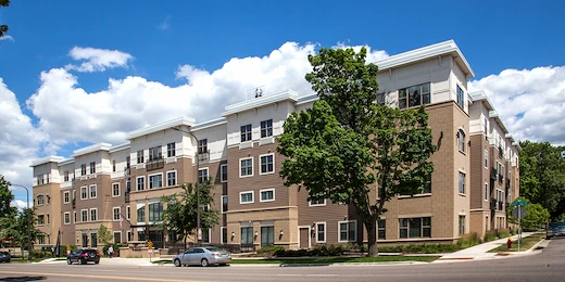 Street view of the Waters of Highland Park