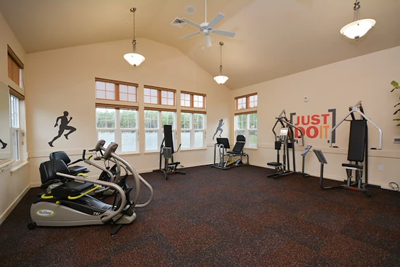 Orchard Heights Gracious Retirement Living Hawthorn Senior Independent Living in Clermont, Florida gym fitness center