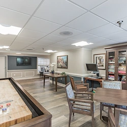 The Mansion at Rosemont Senior Living in Rosemont, PA, activities room
