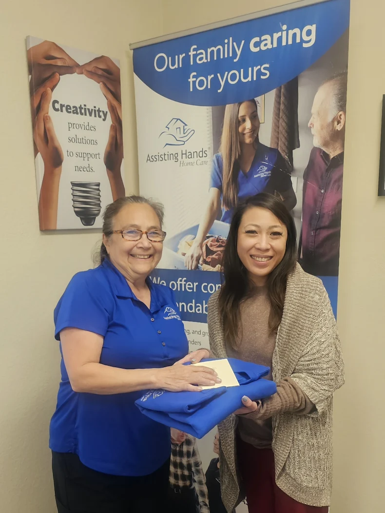 Assisting Hands Fremont, non-medical home care services in Newark, CA, serving Alameda County, smiling caregiver