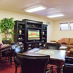 Oak Park Retirement Hawthorn Senior Independent Living in Salisbury, North Carolina game media room