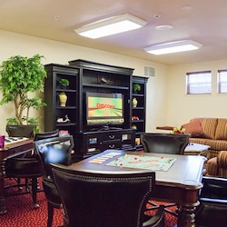 Oak Park Retirement Hawthorn Senior Independent Living in Salisbury, North Carolina game media room