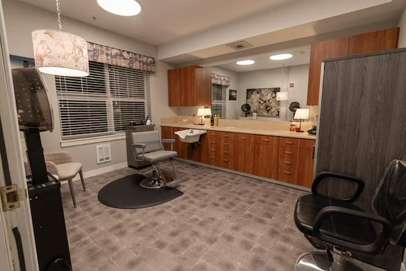 Avamere at Sandy senior living community offering assisted living, memory care, and respite care in Sandy, OR, beauty salon