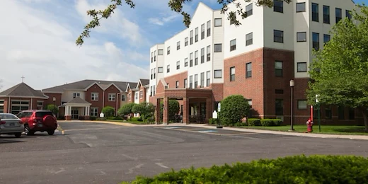 Addolorata Villa, continuing care retirement community offering independent living, assisted living, and memory care in Wheeling, IL, exterior