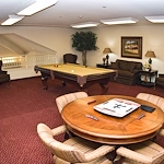 Summit Glen Gracious Retirement Living Hawthorn Senior independent Living in Colorado Springs, Colorado billiards table game room