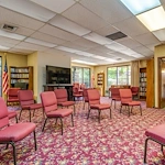 The Oaks of Pasadena media room