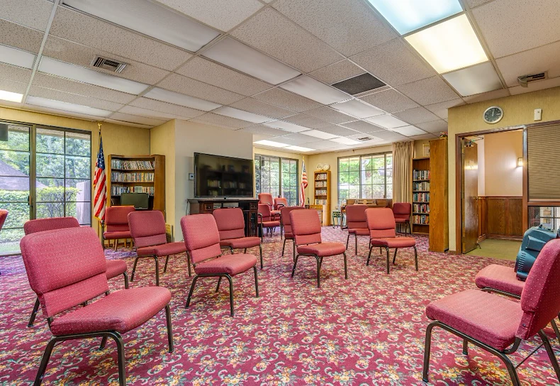 The Oaks of Pasadena media room