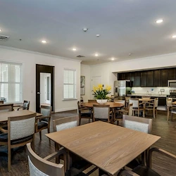 Dining area at The Blake at Pensacola