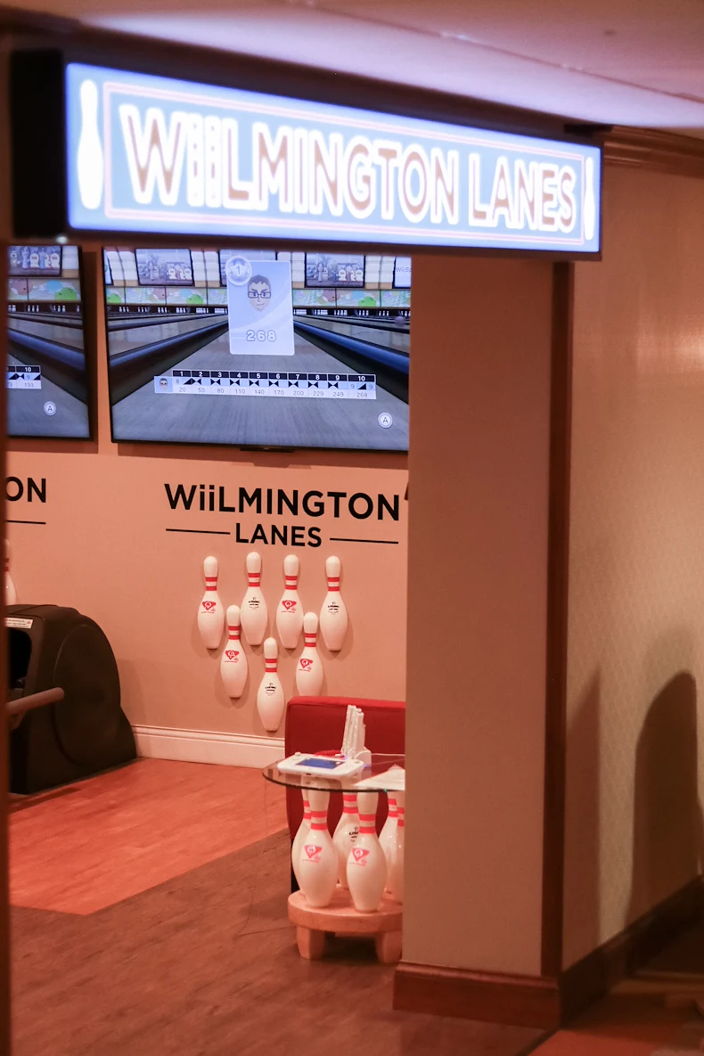 Wii Bowling Room - Wiilmington Lanes!