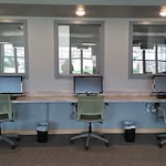 Hamlin Bell independent senior living in Perry, Iowa business computer center