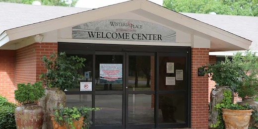 Wisteria Place Assisted Living & Memory Care, assisted living and memory care in Abilene, TX, welcome center entrance