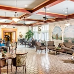 Renaissance Room and Main Entrance into Assisted Living Apartments 