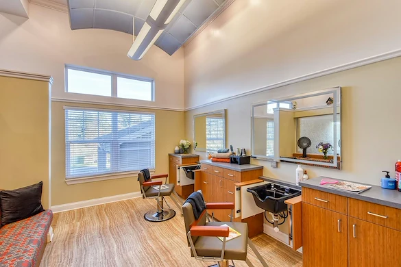 Anthem Lakes, senior living community offering independent living, assisted living, and memory care in Jacksonville, FL, beauty salon