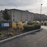 Avamere at Moses Lake senior living community offering independent living, assisted living, and respite care in Moses Lake, WA, community sign at community entrance