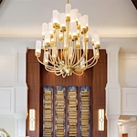 Westhill Macon senior living community offering assisted living and memory care in Macon, GA, hanging chanedlier