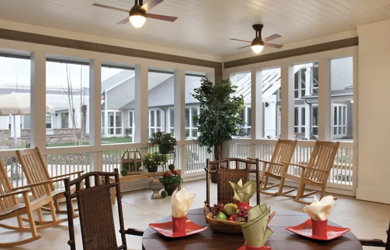 Concord Place Senior Memory Care in Knoxville, TN porch