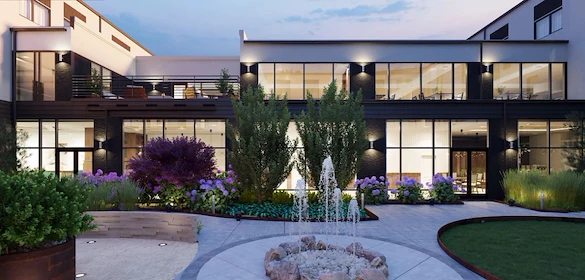 Ovation Heartwood Preserve Senior Living in Omaha, Nebraska front exterior