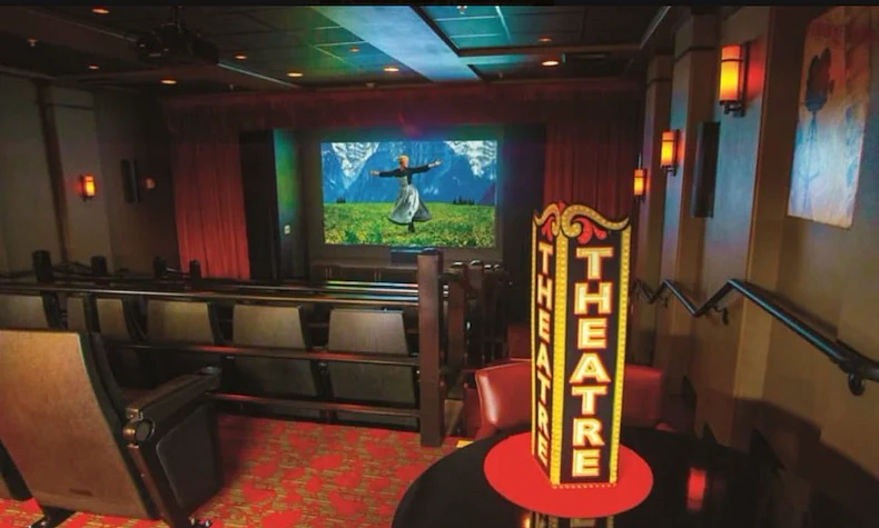 Maple Ridge Gracious Retirement Living Hawthorn Senior Independent Living in Cedar Park, Texas movie theater