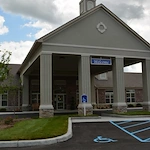 Brownsburg Meadows Assisted Senior Living in IN front entrance exterior