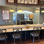 Credo Senior Living - Wichita, KS, seating at countertop