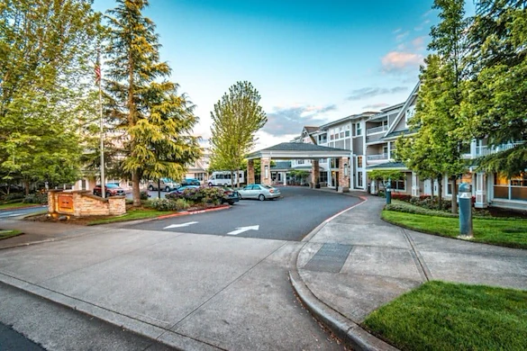 The Stafford Senior Living in Lake Oswego, Oregon front exterior