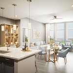 Living Space in Apartment Residence