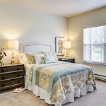 The Highlands Gracious Retirement Living Hawthorn Senior Independent Living in Westborough, Massachusetts apartment bedroom