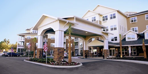 Cypress Springs Gracious Retirement Living Hawthorn Senior Independent Living in Lakewood Ranch, Florida front exterior