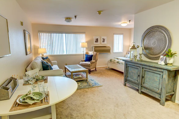 Gilman Grove Assisted Senior Living in Oregon City, Oregon studio apartment