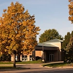 Front Entrance with morning sun