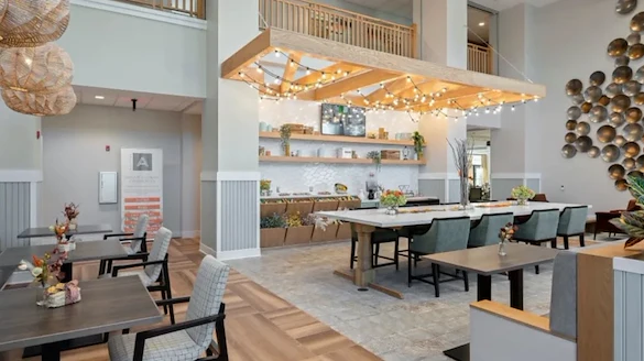 The Barclay at Tuckahoe dining area