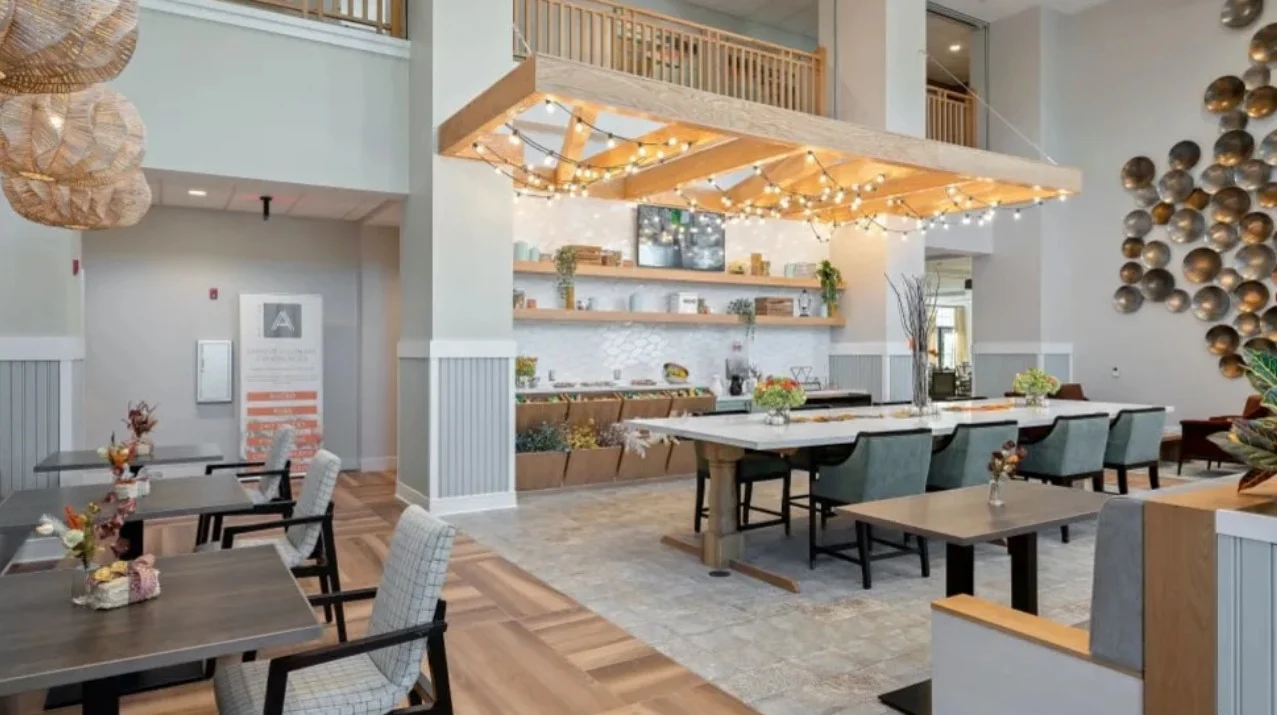 The Barclay at Tuckahoe dining area