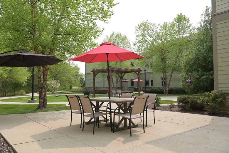 Outdoor courtyard