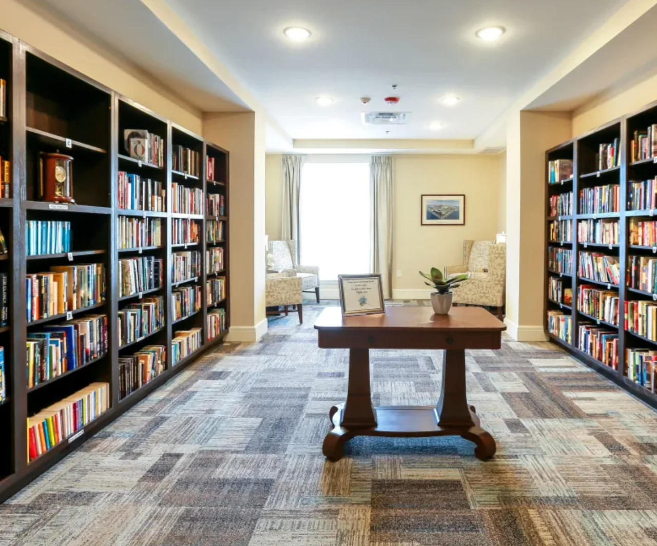 Senior residents can enjoy a variety of books for pleasure