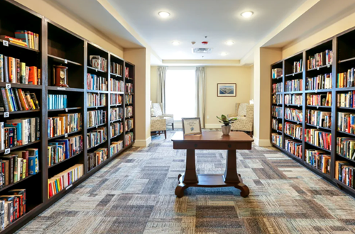 Senior residents can enjoy a variety of books for pleasure