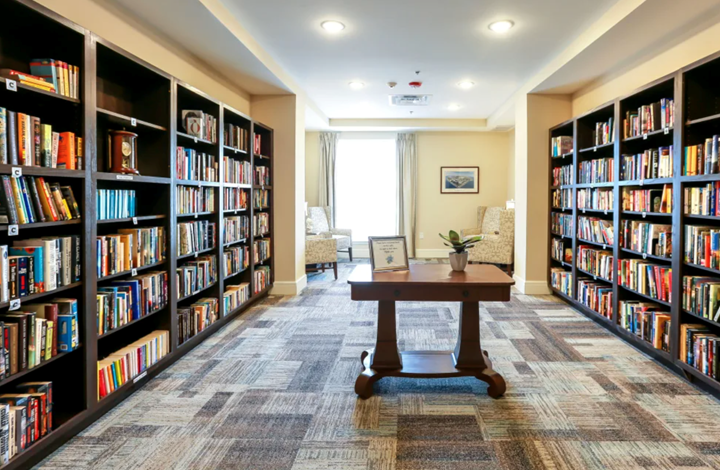 Senior residents can enjoy a variety of books for pleasure