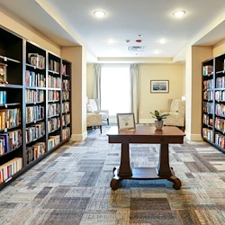 Senior residents can enjoy a variety of books for pleasure