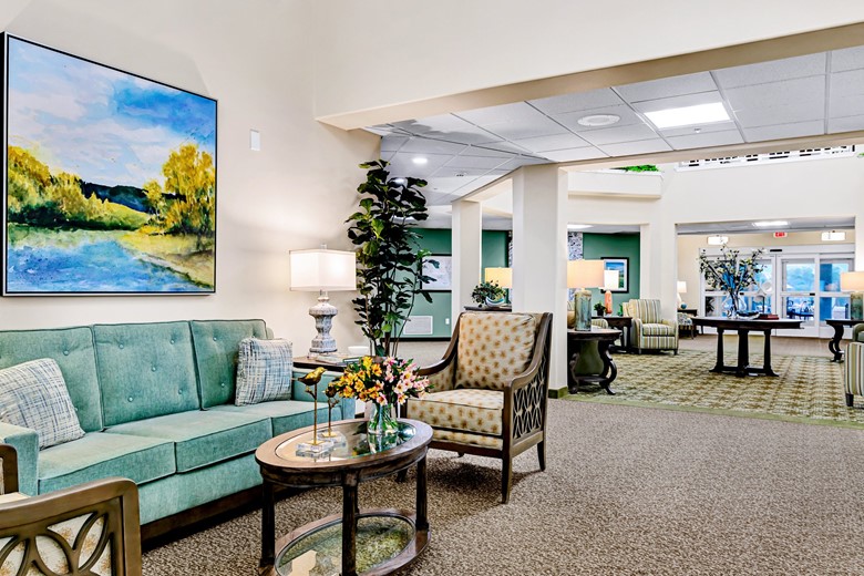 Capitol Ridge Gracious Retirement Living Hawthorn Senior Independent Living in Bristow, Virginia living room