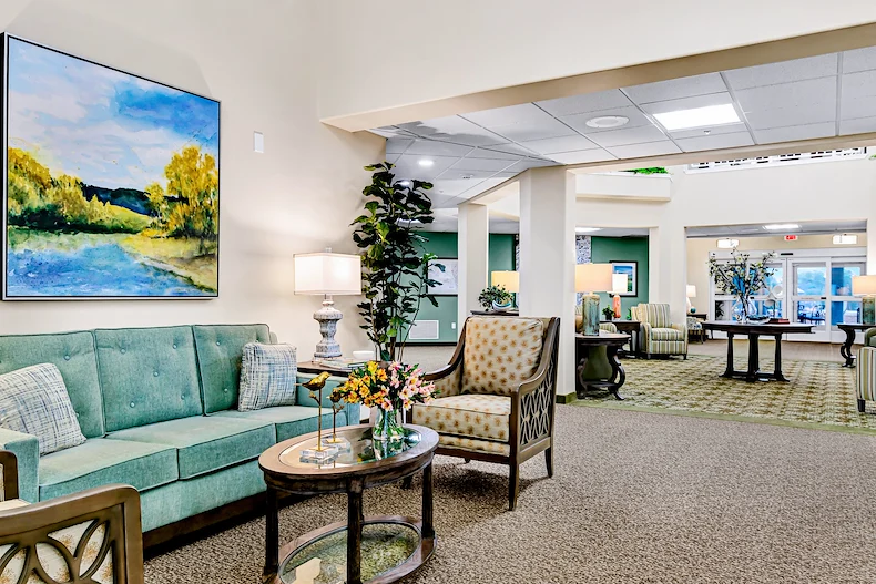 Capitol Ridge Gracious Retirement Living Hawthorn Senior Independent Living in Bristow, Virginia living room