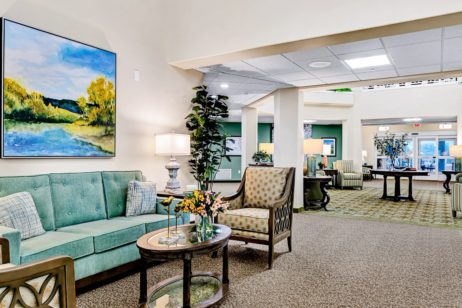 Capitol Ridge Gracious Retirement Living Hawthorn Senior Independent Living in Bristow, Virginia living room
