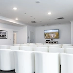 The Blake at Charlottesville media room